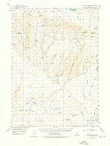 Davis Mountain, Idaho 1957 (1976) USGS Old Topo Map Reprint 15x15 ID Quad 239025 Davis Mountain, Idaho 1957 (1976) USGS Old Topo Map Reprint 15x15 ID Quad 239025