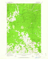 Deary, Idaho 1961 (1963) USGS Old Topo Map Reprint 15x15 ID Quad 239033 Deary, Idaho 1961 (1963) USGS Old Topo Map Reprint 15x15 ID Quad 239033