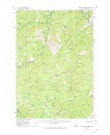 Greyhound Ridge, Idaho 1961 (1974) USGS Old Topo Map Reprint 15x15 ID Quad 239095