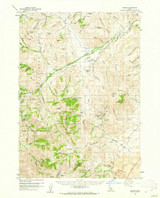 Grouse, Idaho 1960 (1961) USGS Old Topo Map Reprint 15x15 ID Quad 239099