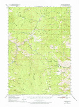 Leesburg, Idaho 1950 (1967) USGS Old Topo Map Reprint 15x15 ID Quad 239159