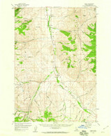 Lemhi, Idaho 1956 (1960) USGS Old Topo Map Reprint 15x15 ID Quad 239162 Lemhi, Idaho 1956 (1960) USGS Old Topo Map Reprint 15x15 ID Quad 239162