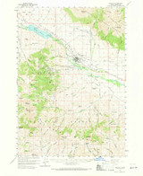 Mackay, Idaho 1960 (1971) USGS Old Topo Map Reprint 15x15 ID Quad 239170