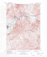 Montour, Idaho 1953 (1977) USGS Old Topo Map Reprint 15x15 ID Quad 239187 Montour, Idaho 1953 (1977) USGS Old Topo Map Reprint 15x15 ID Quad 239187