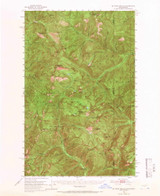 Mt Pend Oreille, Idaho 1951 (1966) USGS Old Topo Map Reprint 15x15 ID Quad 239199 Mt Pend Oreille, Idaho 1951 (1966) USGS Old Topo Map Reprint 15x15 ID Quad 239199