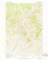 Muldoon Canyon, Idaho 1960 (1969) USGS Old Topo Map Reprint 15x15 ID Quad 239202