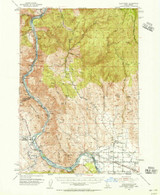 Olds Ferry, Idaho 1952 (1956) USGS Old Topo Map Reprint 15x15 ID Quad 239212 Olds Ferry, Idaho 1952 (1956) USGS Old Topo Map Reprint 15x15 ID Quad 239212