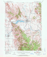 Soda Springs, Idaho 1948 (1971) USGS Old Topo Map Reprint 15x15 ID Quad 239281
