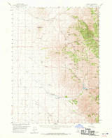 Sublett, Idaho 1958 (1970) USGS Old Topo Map Reprint 15x15 ID Quad 239305
