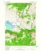Upper Red Rock Lake, Montana 1950 (1964) USGS Old Topo Map Reprint 15x15 ID Quad 268329