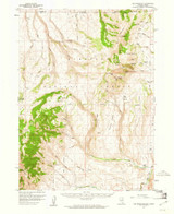 Elk Mountain, Nevada 1957 (1961) USGS Old Topo Map Reprint 15x15 ID Quad 320885