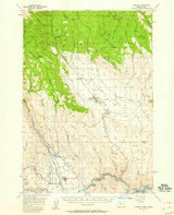 Halfway, Oregon 1957 (1958) USGS Old Topo Map Reprint 15x15 ID Quad 282548 Halfway, Oregon 1957 (1958) USGS Old Topo Map Reprint 15x15 ID Quad 282548