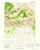Park Valley, Utah 1959 (1960) USGS Old Topo Map Reprint 15x15 ID Quad 251225