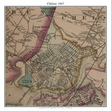 Chelsea Massachusetts 1867 Old Town Map Custom Print - Boston Vicinity - Suffolk  Co.