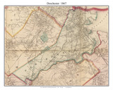 Dorchester Massachusetts 1867 Old Town Map Custom Print - Boston Vicinity - Norfolk  Co.