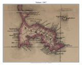 Nahant Massachusetts 1867 Old Town Map Custom Print - Boston Vicinity - Essex  Co.