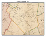 Wilmington (partial) Massachusetts 1867 Old Town Map Custom Print - Boston Vicinity - Middlesex Co. Wilmington (partial) Massachusetts 1867 Old Town Map Custom Print - Boston Vicinity - Middlesex Co.