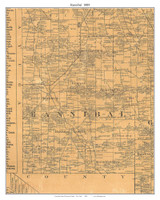 Hannibal, New York 1889 Old Town Map Custom Print - Oswego Co.