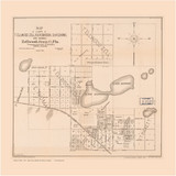 Zellwood 1884  - Old Map Reprint - Florida Cities
