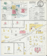 Albion Michigan 1900 - Fire Insurance Index - Old Map Reprint