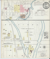 Alma Michigan 1890 - Fire Insurance Index - Old Map Reprint