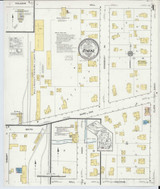 Athens Michigan 1916 - Fire Insurance Index - Old Map Reprint