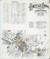 Battle Creek Michigan 1902 - Fire Insurance Index - Old Map Reprint