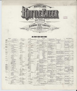 Battle Creek Michigan 1913 - Fire Insurance Index - Old Map Reprint