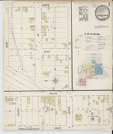 Bessemer Michigan 1888 - Fire Insurance Index - Old Map Reprint