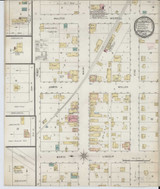 Brown City Michigan 1895 - Fire Insurance Index - Old Map Reprint