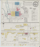 Carson City Michigan 1918 - Fire Insurance Index - Old Map Reprint