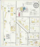Cass City Michigan 1909 - Fire Insurance Index - Old Map Reprint