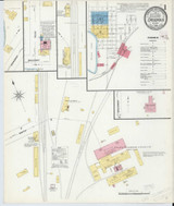 Cassopolis Michigan 1909 - Fire Insurance Index - Old Map Reprint