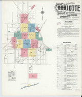 Charlotte Michigan 1911 - Fire Insurance Index - Old Map Reprint