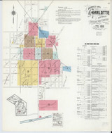 Charlotte Michigan 1918 - Fire Insurance Index - Old Map Reprint