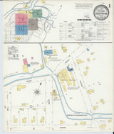 Constantine Michigan 1909 - Fire Insurance Index - Old Map Reprint