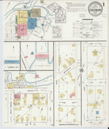 Constantine Michigan 1916 - Fire Insurance Index - Old Map Reprint