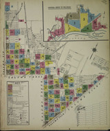 Detroit Michigan 1910 V7 - Fire Insurance Index - Old Map Reprint