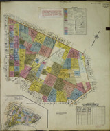 Detroit Michigan 1951 V7A - Fire Insurance Index - Old Map Reprint