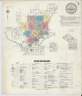 Dowagiac Michigan 1913 - Fire Insurance Index - Old Map Reprint