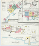 East Tawas Michigan 1898 - Fire Insurance Index - Old Map Reprint