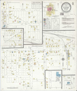 Elkton Michigan 1938 - Fire Insurance Index - Old Map Reprint