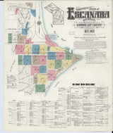 Escanaba Michigan 1913 - Fire Insurance Index - Old Map Reprint
