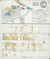 Gladstone Michigan 1900 - Fire Insurance Index - Old Map Reprint
