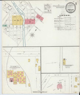 Grand Ledge Michigan 1900 - Fire Insurance Index - Old Map Reprint