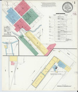 Grayling Michigan 1909 - Fire Insurance Index - Old Map Reprint