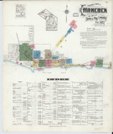 Hancock Michigan 1917 - Fire Insurance Index - Old Map Reprint