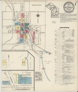 Hillsdale Michigan 1922 - Fire Insurance Index - Old Map Reprint