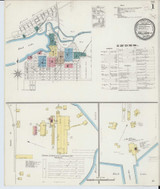 Holland Michigan 1893 - Fire Insurance Index - Old Map Reprint