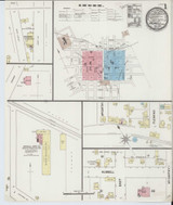 Howell Michigan 1888 - Fire Insurance Index - Old Map Reprint